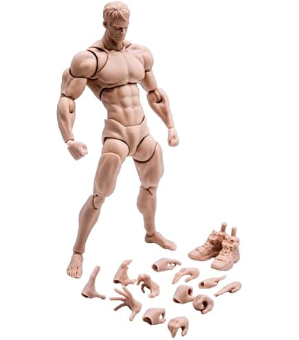 Amazon.com: Fremego 1/12 Scale Male Action Figure,6inch Super